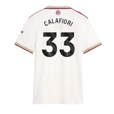Arsenal Riccardo Calafiori #33 Tredjedrakt Dame 2025-26 Kortermet Arsenal Riccardo Calafiori #33 Tredjedrakt Dame 2025-26 Kortermet